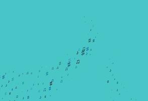 motif vectoriel bleu clair avec des éléments de musique.