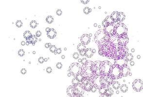 modèle vectoriel rose clair, bleu avec des sphères.