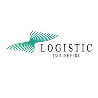 logistique logo icône illustration vecteur conception distribution symbole livraison de marchandises économie finance