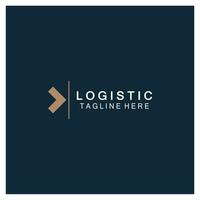 logistique logo icône illustration vecteur conception distribution symbole livraison de marchandises économie finance