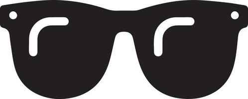 lunettes de soleil vecteur silhouette noir Couleur