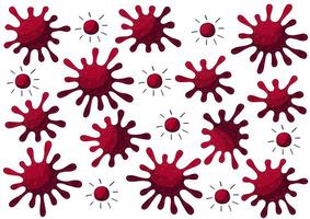 coronavirus. illustration vectorielle du problème du coronavirus vecteur