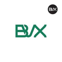 lettre bvx monogramme logo conception vecteur