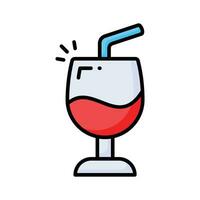 avoir une Regardez à cette incroyable icône de boisson verre, du vin verre vecteur conception