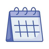 fête calendrier vecteur conception, un événement date, anniversaire calendrier icône