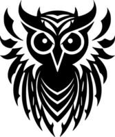 hibou, minimaliste et Facile silhouette - vecteur illustration