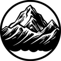 montagnes - haute qualité vecteur logo - vecteur illustration idéal pour T-shirt graphique