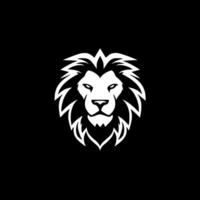 Lion - minimaliste et plat logo - vecteur illustration