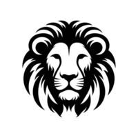 vecteur graphique de Lion affronter, logo icône sur une blanc arrière-plan, eps format