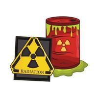 illustration de radiation vecteur
