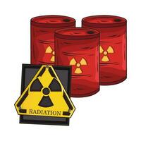 illustration de radiation vecteur
