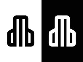 dmb lettre logo conception vecteur