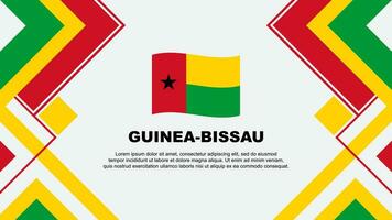 guinée-bissau drapeau abstrait Contexte conception modèle. guinée-bissau indépendance journée bannière fond d'écran vecteur illustration. guinée-bissau bannière