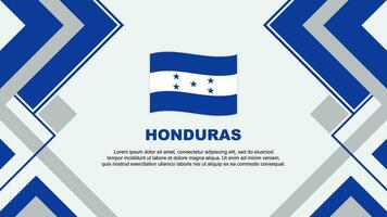 Honduras drapeau abstrait Contexte conception modèle. Honduras indépendance journée bannière fond d'écran vecteur illustration. bannière