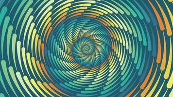 abstrait spirale filage vibrant Couleur vortex Contexte. vecteur