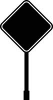 route signe icône dans plat isolé sur maquette modèle pour une texte. Autoroute circulation Vide assiette route signe dans réaliste style danger Vide avertissement vide panneaux. vecteur pour applications la toile