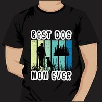 chien citation ancien prime T-shirt conception illustrateur vecteur