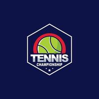 tennis logo sport insigne logo américain sport vecteur