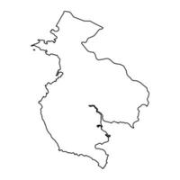 guanacaste Province carte, administratif division de costa rica. vecteur illustration.