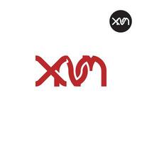 lettre xnm monogramme logo conception vecteur