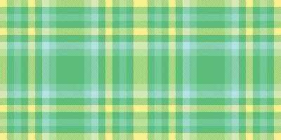 pli vecteur vérifier plaid, en haut en tissu tartan modèle. ouvert textile sans couture texture Contexte dans vert et Jaune couleurs.