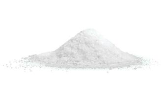vecteur piles de sel et sucre isolé sur blanc Contexte