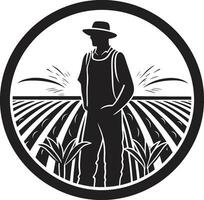 agronomie talent artistique agriculture logo vecteur graphique ferme icône agriculture vecteur emblème