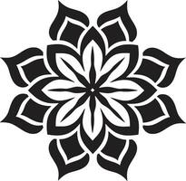 mystique médaillon logo de mandala radiant tourner mandala vecteur icône
