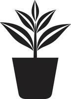 verdure gloire emblématique plante icône flore fleurir logo vecteur icône