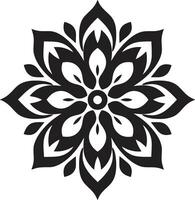 spirituel tourbillonne mandala logo emblème mystique médaillon iconique mandala vecteur