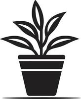 photosynthétique fierté emblématique plante icône natures palette logo vecteur icône