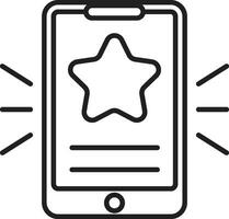 évaluation étoile icône. client la revue évaluation concept vecteur