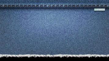 fond de denim, texture réaliste de jeans bleus vecteur