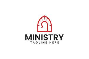 église ministère moderne logo conception pour Christian éducation, Christian organisation, et Bible apprentissage vecteur
