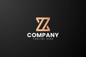 initiale z ligne style moderne logo conception pour affaires et consultant entreprise vecteur