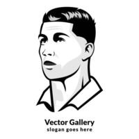 illustration de Cristiano ronaldo , le Portugal , cr7 vecteur illustration