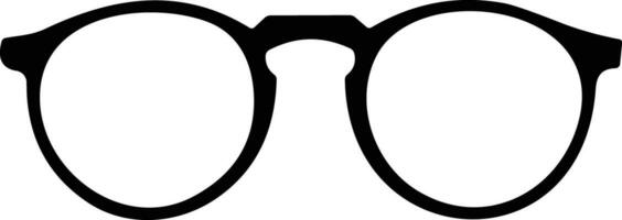 lunettes. vecteur des lunettes modèle icône. des lunettes de soleil, lunettes, silhouette. élégant Masculin et femelle optique accessoires Stock vecteur.