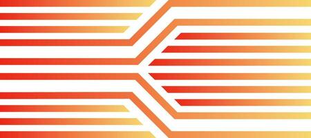 abstrait futuriste rayures Orange pente Contexte vecteur