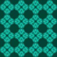 bleu turquoise aqua menthe mandala art sans couture modèle floral Créatif conception Contexte vecteur illustration