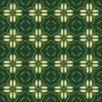 vert olive Jaune mandala art sans couture modèle floral Créatif conception Contexte vecteur illustration