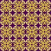 violet violet Jaune mandala art sans couture modèle floral Créatif conception Contexte vecteur illustration