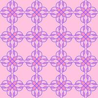 rose magenta pêche Rose mandala sans couture floral ancien intérieur plat conception Contexte vecteur illustration