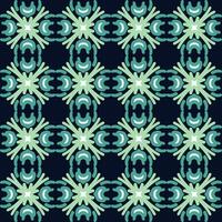 vert bleu turquoise aqua menthe mandala art sans couture modèle floral Créatif conception Contexte vecteur illustration