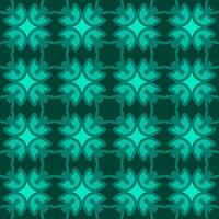 bleu turquoise aqua menthe mandala art sans couture modèle floral Créatif conception Contexte vecteur illustration