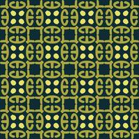 vert olive Jaune mandala art sans couture modèle floral Créatif conception Contexte vecteur illustration