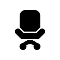 Bureau chaise icône conception modèle vecteur