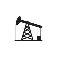 pétrole exploitation minière icône vecteur