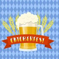 fête de la bière oktoberfest vecteur