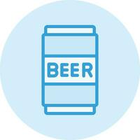 Bière pouvez vecteur icône conception illustration