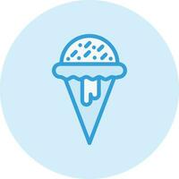 illustration de conception d'icône de vecteur de crème glacée